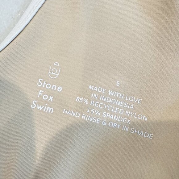 Stone Fox Swim Bikini Set Dahlia Juniper Top Bottoms Bathing Suit Small Medium - Picture 5 of 12